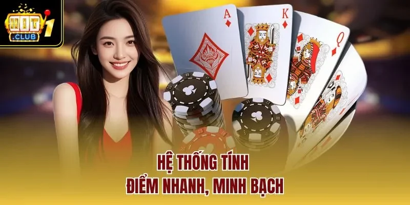 Hệ thống tính điểm nhanh, minh bạch